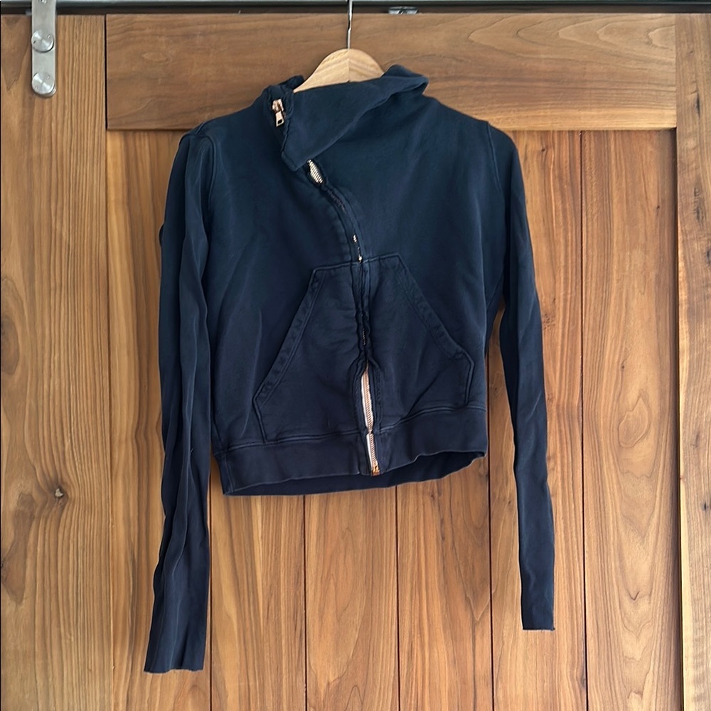 Frank & Eileen Asymmetric Zip Neck Sweatshirt